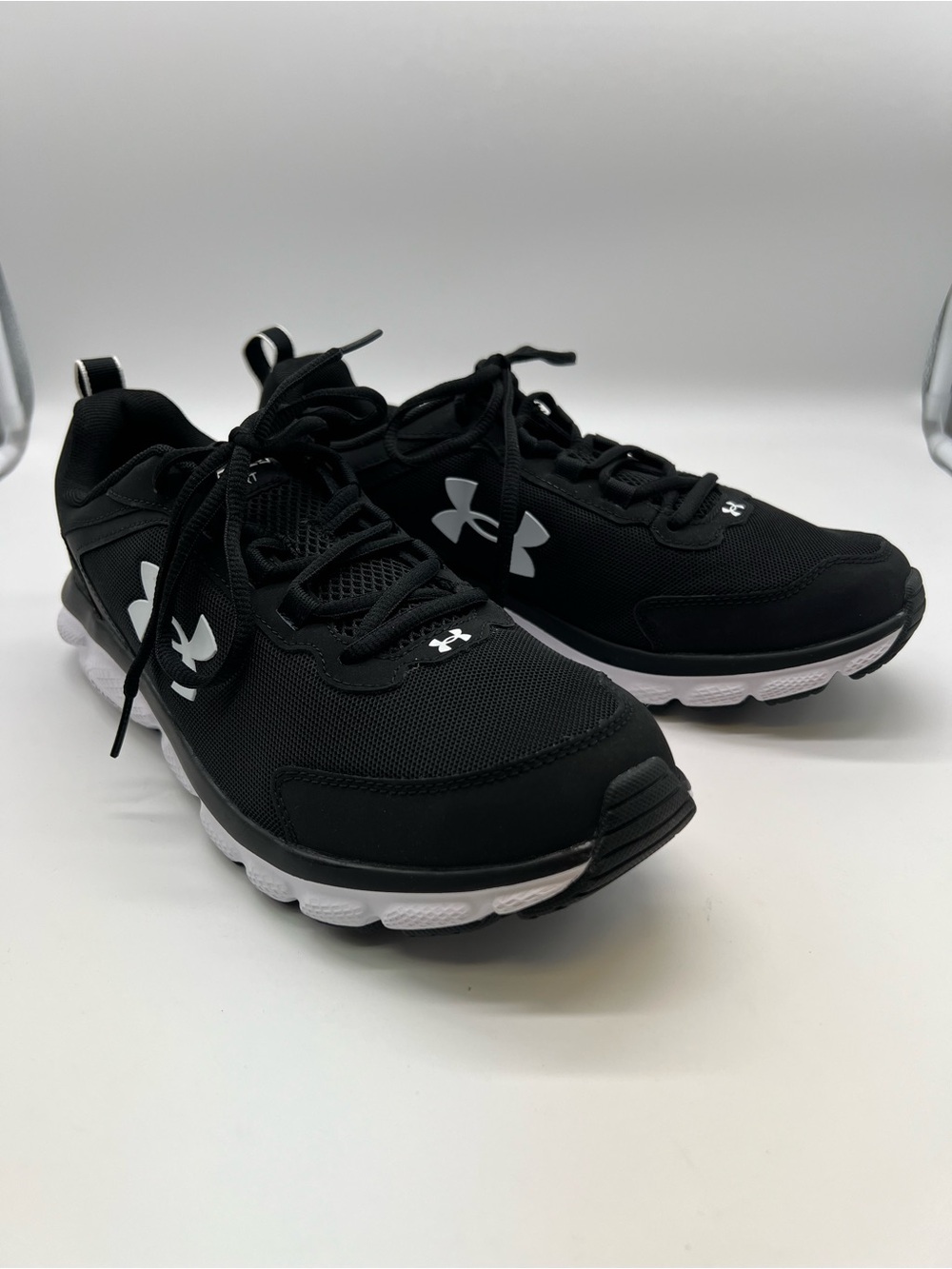 Under Armour Black and White Men's Running Sneakers
